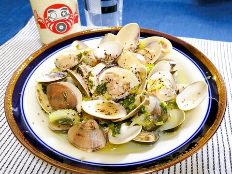 ベルギー風!はまぐりのビール蒸し